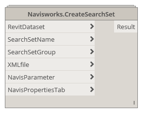 Navisworks.CreateSearchSet